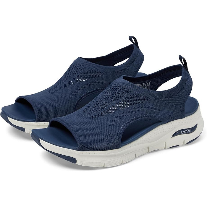 Skechers Arch Fit City Catch: жіночі сандалі, темно-синій трикотаж, 40 EU (Скечерс Арч Фіт Сіті Кетч)