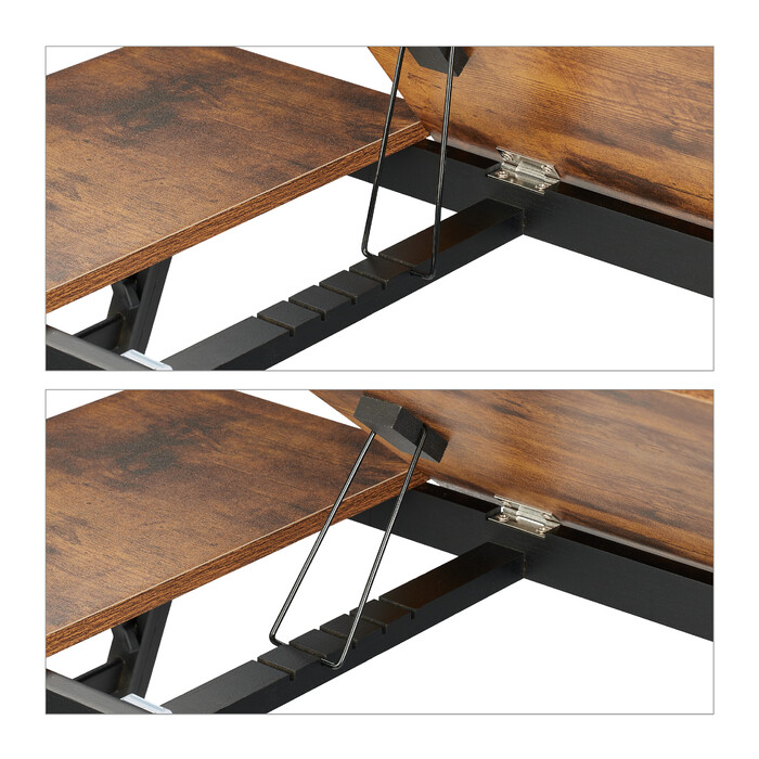 Relaxdays Adjustable Height Laptop Table