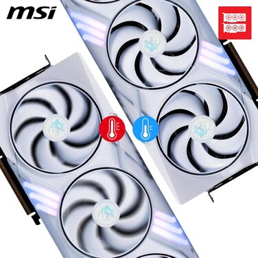 Відеокарта MSI GeForce RTX 5070 GAMING TRIO OC WHITE 12GB GDDR7, PCIe 5.0