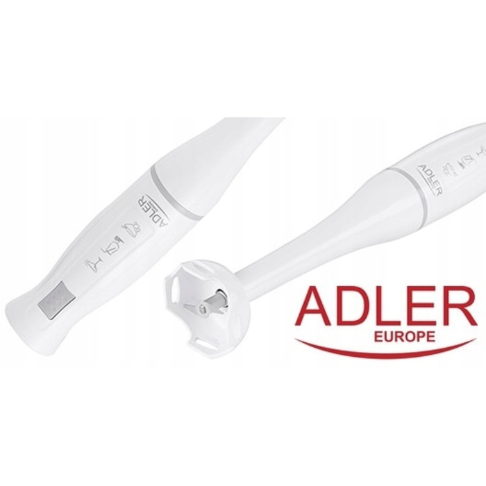 Ручний блендер ADLER AD4622, 300 Вт, білий