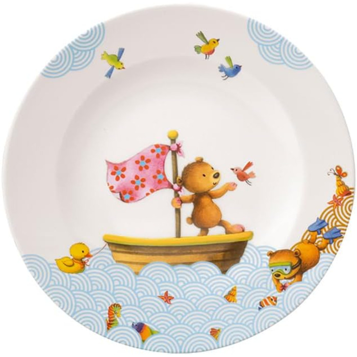 Набір дитячого посуду Villeroy & Boch Kinderbesteck, 4 предмети (тарілка, кольоровий)