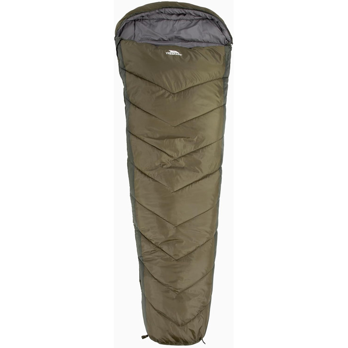 Сплячий мішок Trespass Doze DREI на три сезони, 230x85x55 см, універсальний розмір, колір: кобальтовий блакитний