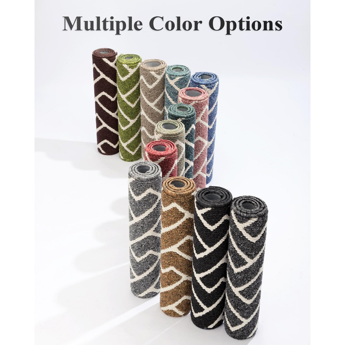 Килимок для дому Black 50 x 80 см, вологостійкий, антиковзаючий. Підходить для входу, коридору, саду, дому та тварин. Прямокутна форма, чорний колір