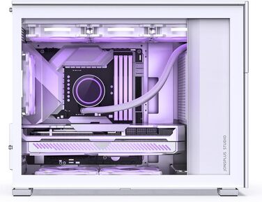 Корпус JONSBO D31 mATX з загартованим склом, білий