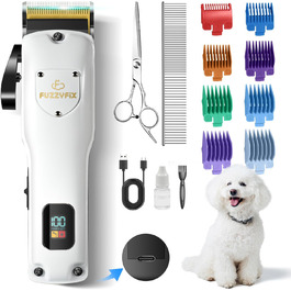 Професійна машинка для стрижки собак Leise - для густого та кучерявого хутра, з нержавіючої сталі