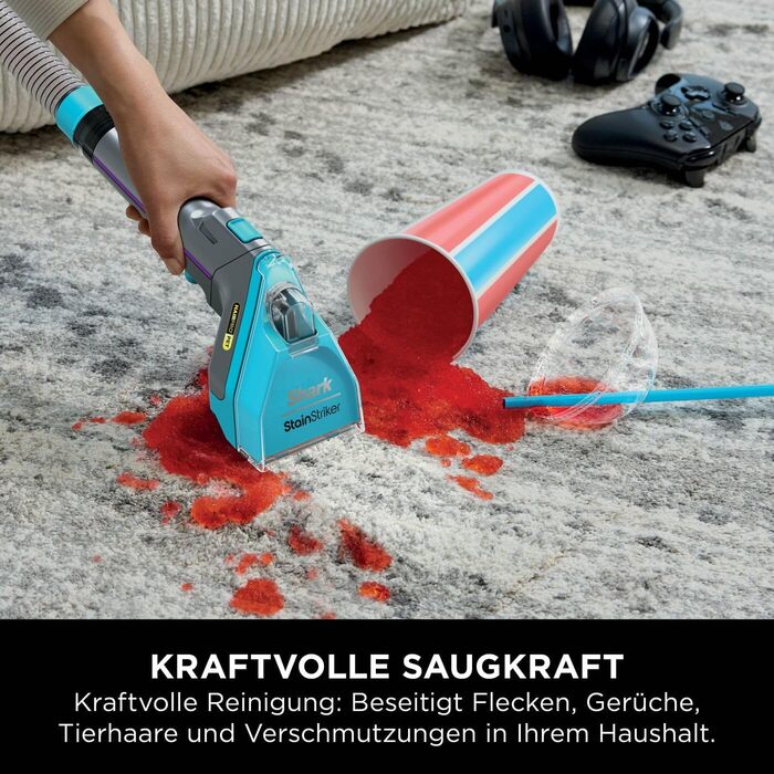 Shark HX100EUCP StainStriker HairPro Pet: портативний пилосос для видалення плям та шерсті тварин