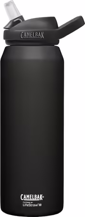 CAMELBAK Unisex - Adult Eddy+ Lifestraw Vss 1L Water Bottle, Black, One Size