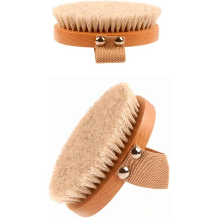 CambOs Women's Wooden Horsehair Bath Brushes, Men's Shower Brushes, Bath Accessories