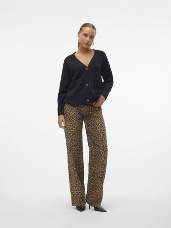 Жіноча в'язана кофта Vero Moda VMBOOM, чорна