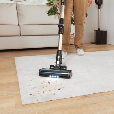 Бездротовий пилосос Cecotec Conga Rockstar 5500 Hurricane Station Flex Max з самостійною станцією очищення, 220AW, 700W, 90 хв роботи, антизаплутана щітка, гнучкий шланг, циклонна технологія