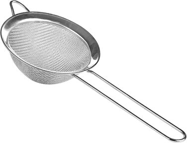 Ситечко кухонне 7 см, нержавіюча сталь, дрібна сітка, для чаю, борошна, рису, макаронів, овочів та фруктів, довговічне кухонне приладдя