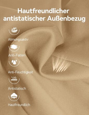 Подушка для спини Ergonomisches RückenKissen Travel Ease з Memory Foam для офісного крісла, з антистатичним, приємним до шкіри чохлом для комфортної посадки (Хакі)