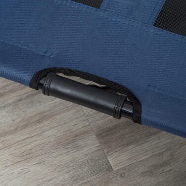 PawHut Лежанка для собак на вулицю, піднята лежанка з дихаючою сіткою, лежанка для домашніх тварин для маленьких та середніх собак, 91 x 69 x 29 см (Блакитний)