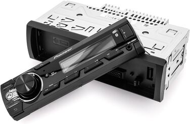Автомагнітола Pioneer MVH-330DAB 1DIN з RDS, DAB+, USB, AUX, Bluetooth, компактна