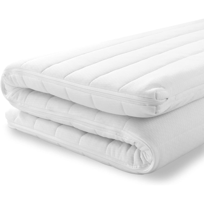 Mister Sandman Topper 80x190, Ergonomic Mattress Topper, Cold Foam Topper Soft, Comfortable, breathable mattress topper for all mattress types and box springs, Topper height approx. 5cm