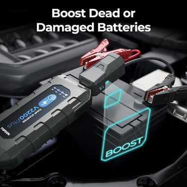 TOPDON V2200Air: Портативний пусковий пристрій та компресор для авто (2200A, 150PSI)