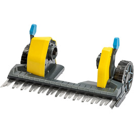 Насадка Gloria FineCut для тримера MultiBrush, для газонів і країв, ширина зрізу 36 см, жовта, аксесуар для газонокосарки та роботів