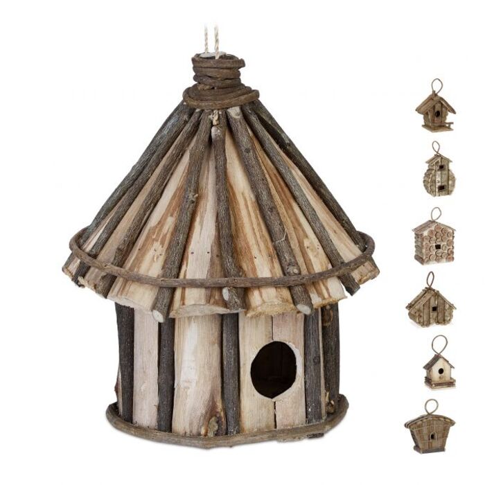Relaxdays Decorative Birdhouse in Various Designs