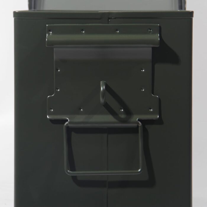 Ammunition Box, US Ammo Box, Cartridge Box, Lithium Battery Storage Box, Ammunition (Lockable - 28cm) (Security Ring - 30cm)
