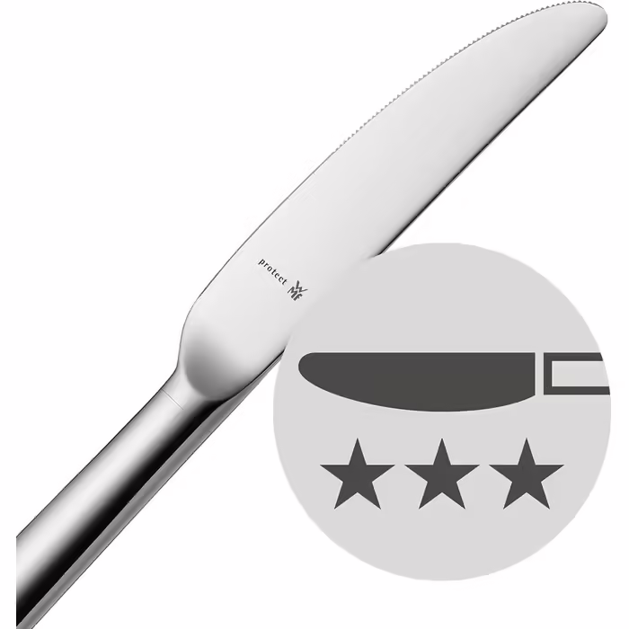 WMF Premiere Cutlery Set, 12 Place Settings, 66 Pieces, 60 Pieces with Serving Utensils, Hollow-Ground Knives, Cromargan protect polished, scratch-resistant, dishwasher-safe, 66-piece Single