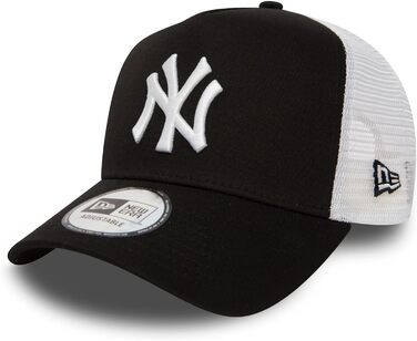 Кепка New Era Clean Trucker 2 Adjustable Cap NY Yankees Hellgrau Gray White, універсальний розмір