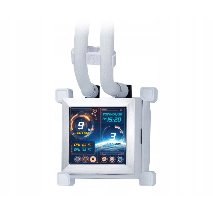 Рідинне охолодження Lian Li Hydroshift LCD Silent 360mm White (360S)