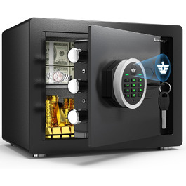 Сейф Kavey Safe Tresor: цифровий замок, подвійний захист, LED-підсвічування, 32L