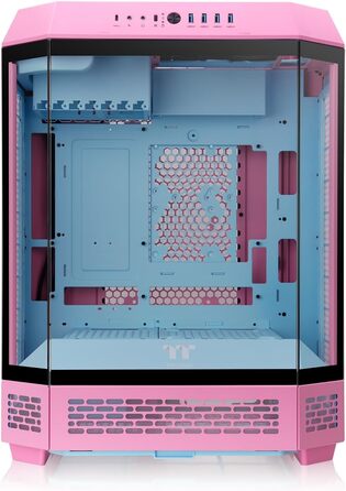 Корпус ПК Thermaltake The Tower 600 ATX Mid-Tower з вертикальним дизайном, USB-C, білий (Bubble Pink)