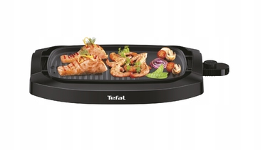 Електричний контактний гриль Tefal CB6A0830, чорний, 2000 Вт