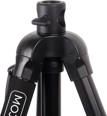 Штатив відео MOJOGEAR 140 см з тримачем для смартфона - штатив для камери/DSLR/телефона з алюмінію, з кульковою головкою, швидкознімною платформою, сумкою (SAB234)