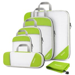 Органайзери для валізи Gonex 6 шт. - набір кубиків для пакування, зелені