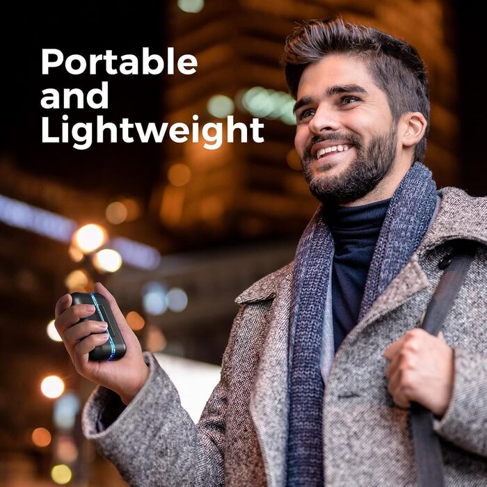 Електричні грілки для рук OCOOPA MagTwins UT2s, 10000 mAh, 4 режими нагріву, 2 шт., чорний