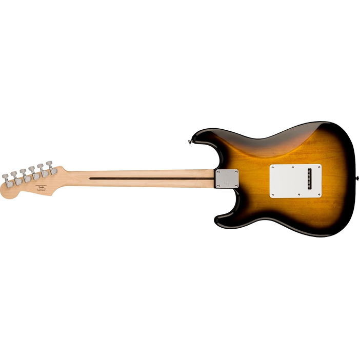 Squier Sonic Stratocaster: електрогітара в комплекті з підсилювачем Fender Frontman 10G, чорний, кленова накладка, Gig Bag, Fender Play (2-Farben Sunburst)