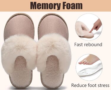 Тапочки домашні жіночі та чоловічі зимові з піною пам'яті, м'які, теплі, антиковзаючі, зручні, для дому та вулиці (40.5/42 EU, Santorini)