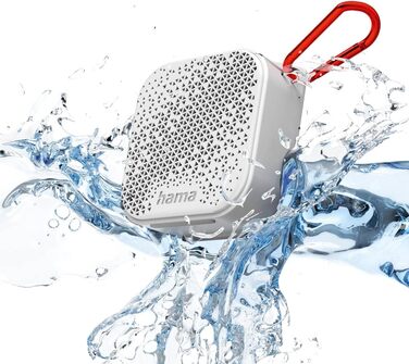 Hama Набір 2-в-1 Bluetooth колонок 3.0, водонепроникні 30W (білі). Портативні, плавучі, TWS, IP67, до 10 годин роботи