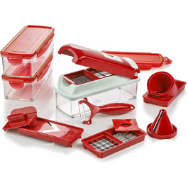 Набір для нарізки овочів Genius Nicer Dicer Smart Julietti (16 частин) з нержавіючої сталі
