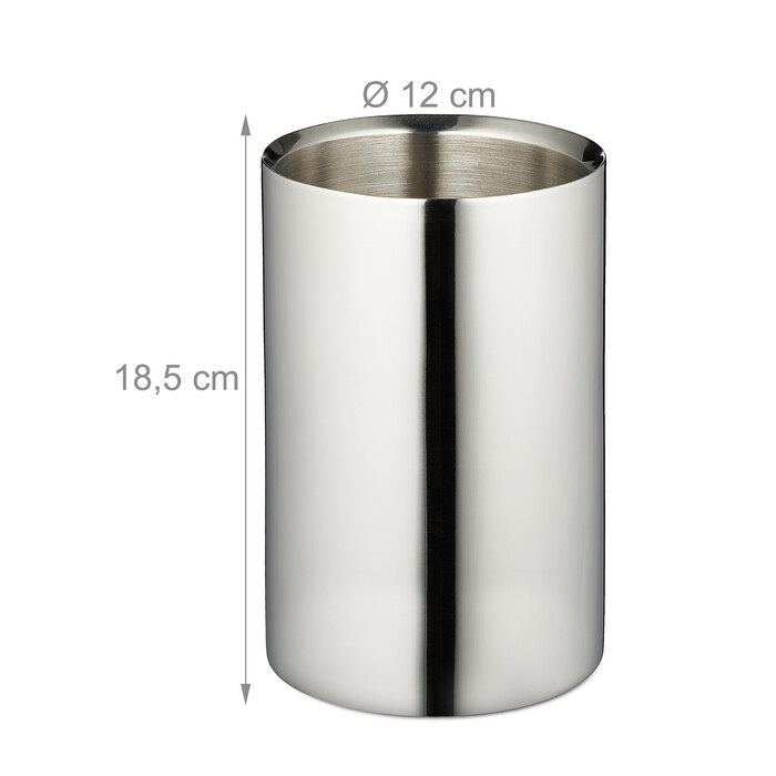 Relaxdays Stainless Steel Wine Cooler