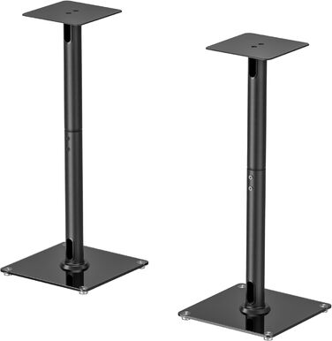 Підставка для колонок HALTERUNGSPROFI LSTSL4-B: металева, для сателітної акустики, пара (2 шт.), до 25 кг