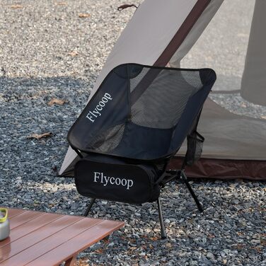 Крісло для кемпінгу Flycoop: складне, портативне, 180 кг, з сумкою для пікніків та відпочинку на природі