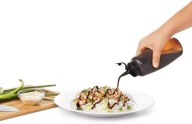 OXO Good Grips Кухонний шейкер-дозатор 350 мл, пластиковий, прозорий