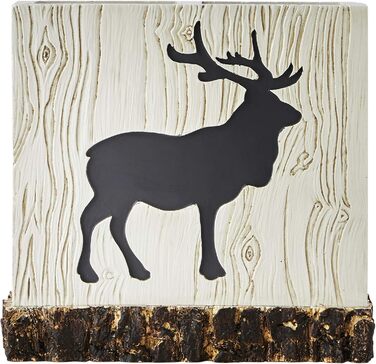 SKL Home Grand Teton Toothbrush Holder, Resin, Brown