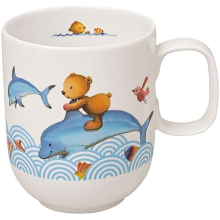 Набір дитячого столового прибору Villeroy & Boch Kinderbesteck, 4-х предметний (чашка велика, Happy As A Bear)