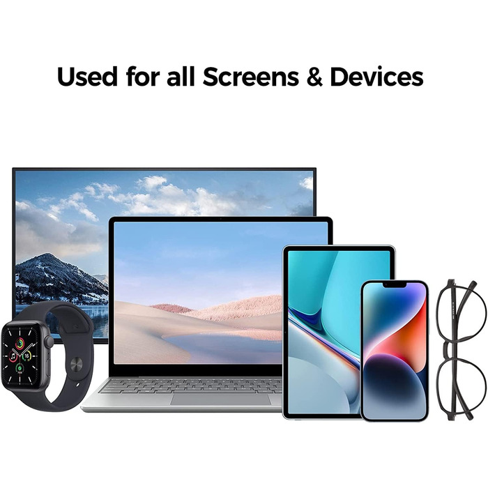 Очисник екрану для мобільних пристроїв 2шт (сірий + рожевий) - 10мл