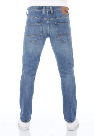 Джинси чоловічі MUSTANG Oregon Tapered Fit, блакитні (Light Blue Denim) - розтяжка, зручний крій 30-40/32-34