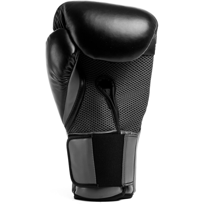 Боксерські рукавички Everlast Elite 2, 8oz, чорно-сірі – для спарингу, роботи з манекеном та рукавичками, оригінальні Everlast