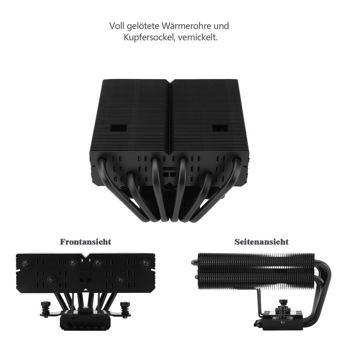 Thermalright SI-100 Black: Повітряний кулер для CPU з 6 теплових трубок та тихим вентилятором TL-E12B PWM