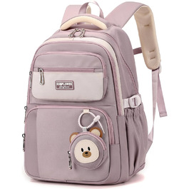 Дитячий рюкзак Makukke для школи, водонепроникний, 30л, 5 клас, зелений (фіолетовий)