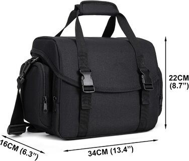 Чоловіча/Жіноча фотосумка XSY для DSLR Canon, Nikon, Sony - чорна