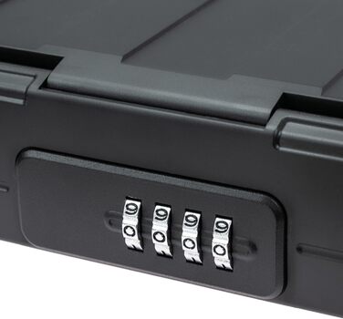 Портативний сейф HMF 318-02 з кодовим замком, вологостійкий міні-сейф з мотузкою, 23,5 x 14,5 x 5,8 см