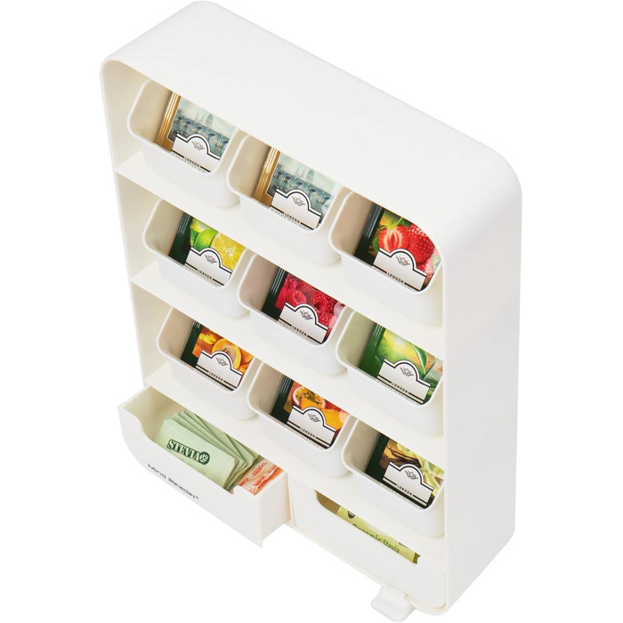 Підставка та органайзер для чайних пакетиків Mind Reader 'Baggy' – 180 шт.